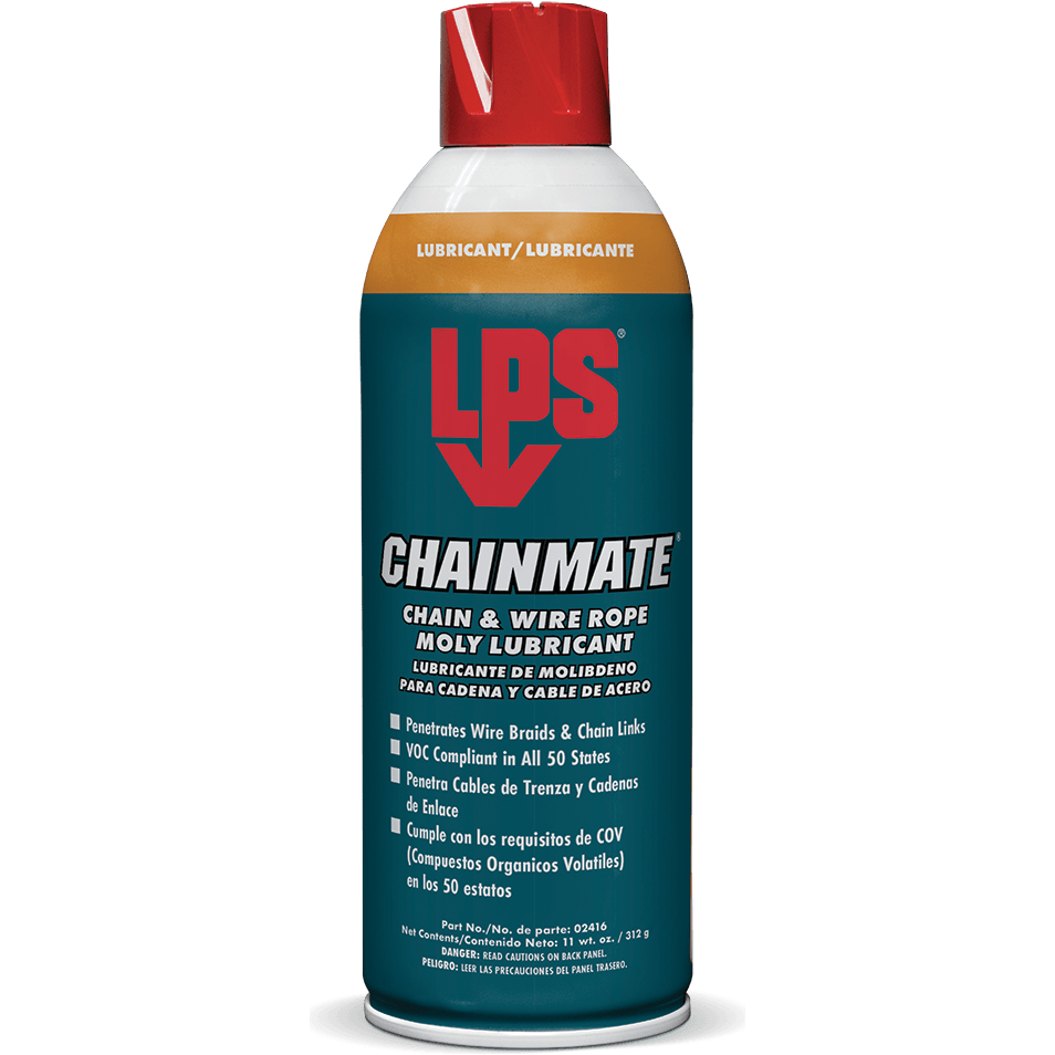 02416 LPS 02416 ChainMate Chain & Wire Rope Moly Lubricant 11oz – Powertool.ph