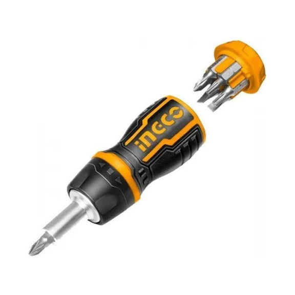 Ingco AKISDS1728 8-IN-1 Stubby Rachet Screwdriver Set – Powertool.ph