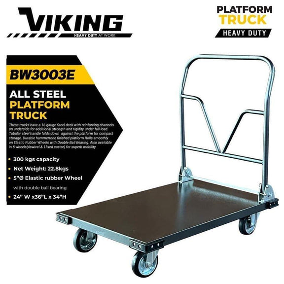 Viking BW3003E Heavy Duty Steel Platform Truck (300kgs) – Powertool.ph