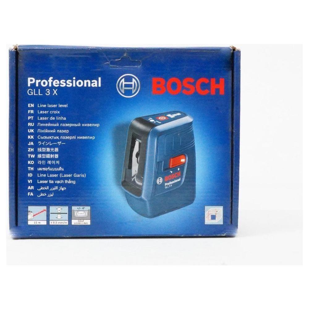 Bosch GLL 3X Line Laser Level [3x Lines] (15meters) (Open Seal ...