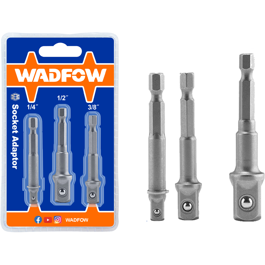 Wadfow WSV4K01 Socket Adaptor 3Pcs – Powertool.ph