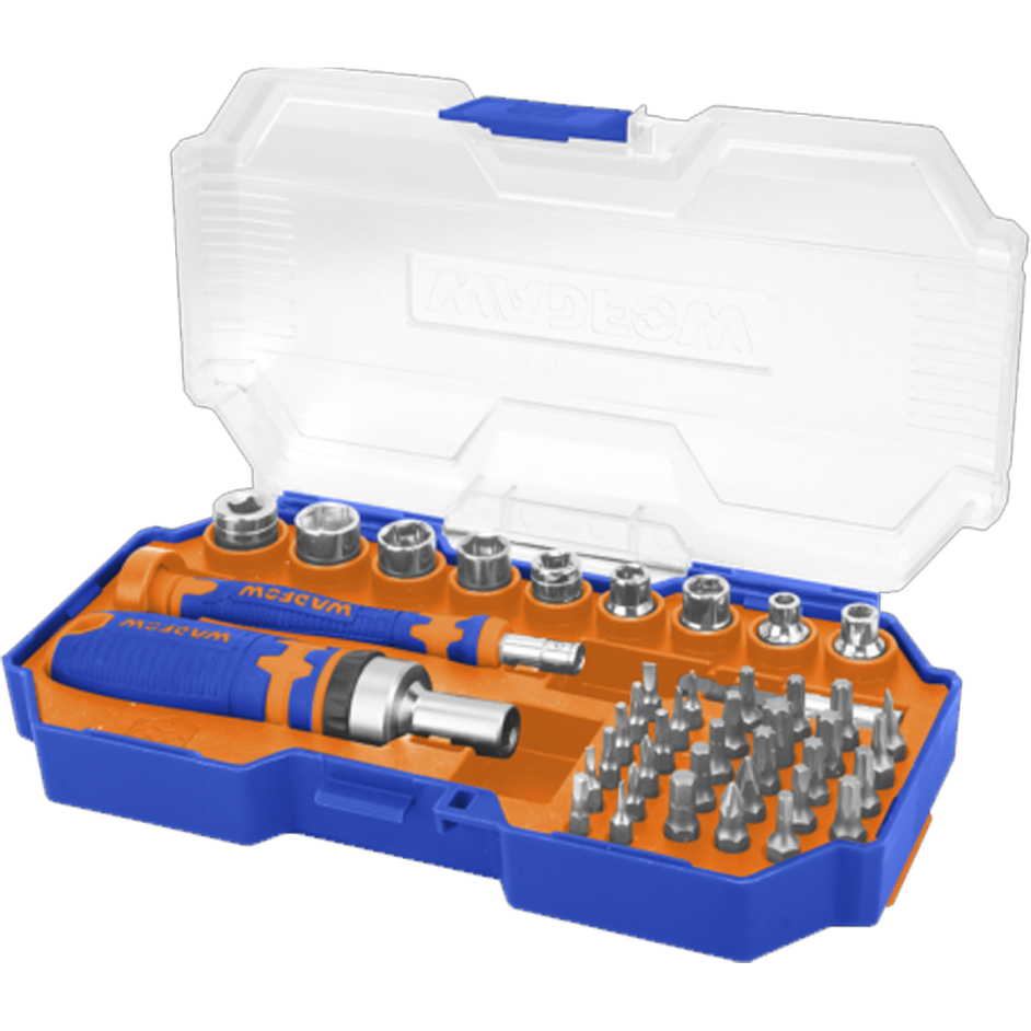 Wadfow WSS8B43 Screwdriver Bits Set 43Pcs – Powertool.ph