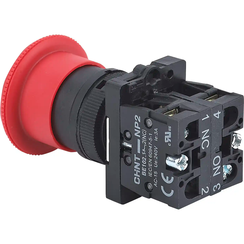 Chint NP2-BS445 Mushroom Type Push Button – Powertool.ph