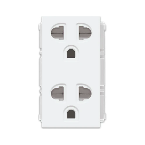 Royu RWO11 Duplex Universal Outlet with Ground & Shutter 15A (Wide ...