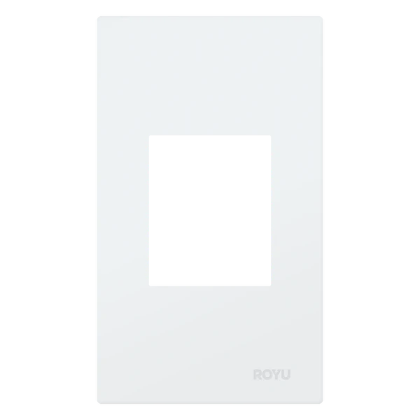 Royu RWP8 1-Gang Universal Plate for Universal Outlet with Ground (Wid ...