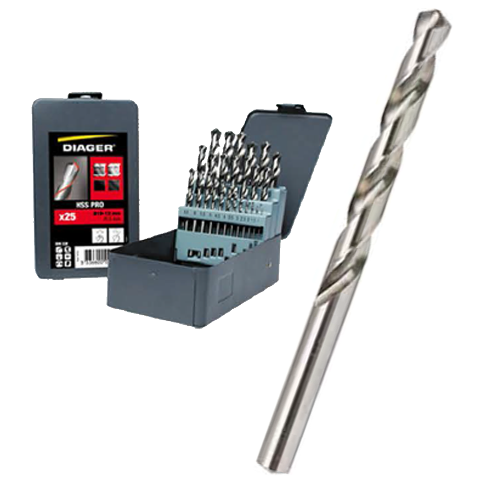 Diager 747D HSS-G Fully Ground Drill Bit Set 25Pcs – Powertool.ph