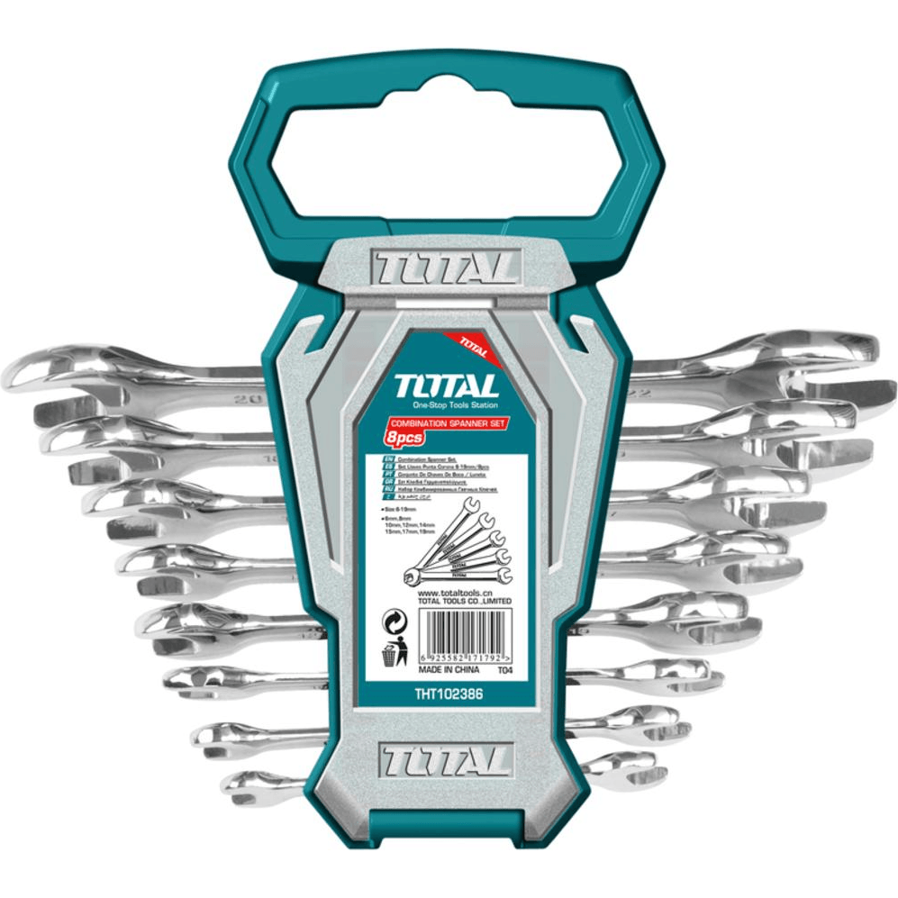 Open Ranch Set Total THT102386 Open Wrench Set 6-22mm – Powertool.ph