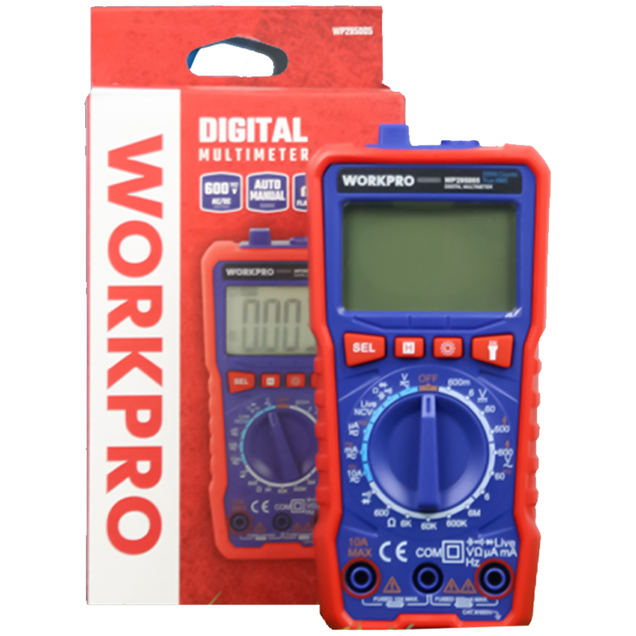 Workpro WP295005WE Digital Multimeter Tester – Powertool.ph