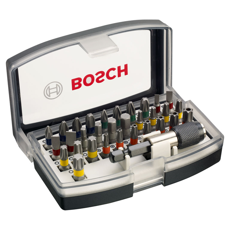 Screwdriver Color Coding Bosch Screwdriver Bit Set 32Pcs with Color Coding – Powertool.ph