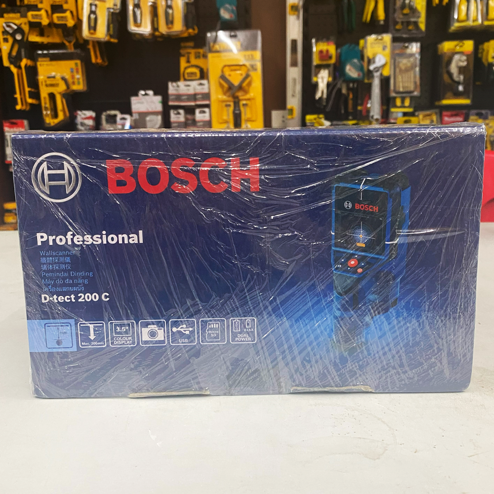 Bosch D-tect 200 C Wall scanner / Floor Scanner (200mm) (Open Seal ...
