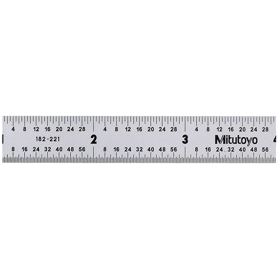Mitutoyo 182-221 Fully Flexible Steel Rule / Ruler 12
