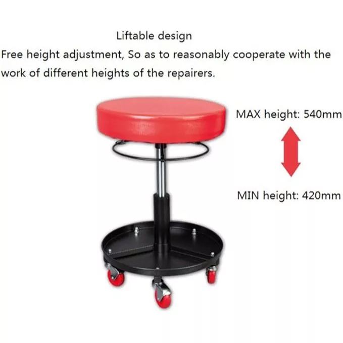 Meiho DL1703 Work Seat / Stool Chair (Wheeled) [360°] – Powertool.ph