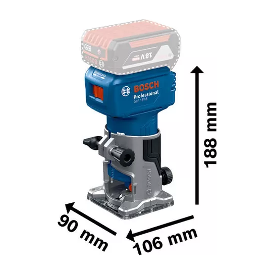 Bosch GLF 18V-8 Cordless Palm Router (Bare) – Powertool.ph